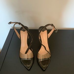 Tony Bianco lucite heels size 7.5